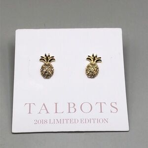 Talbots Limited Edition Pineapple Small Earrings Elegant